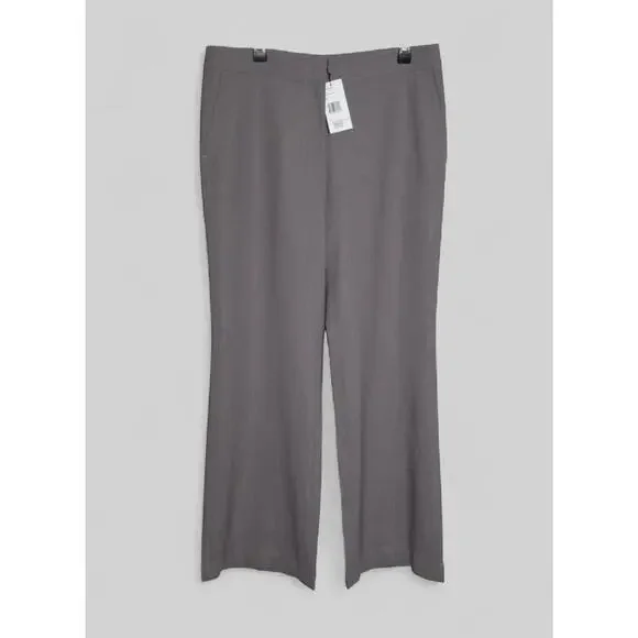 NWT Lafayette148 Trouser Wide Leg Pants Wool Blend Soapstone Size 14 H10126 - Picture 11 of 11